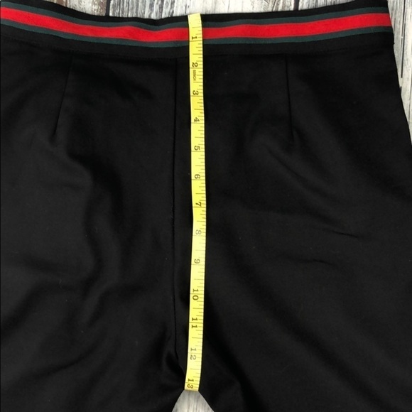 LOVESONG Black Pants w/ Green & Red Stripe SZ M - Picture 6 of 10